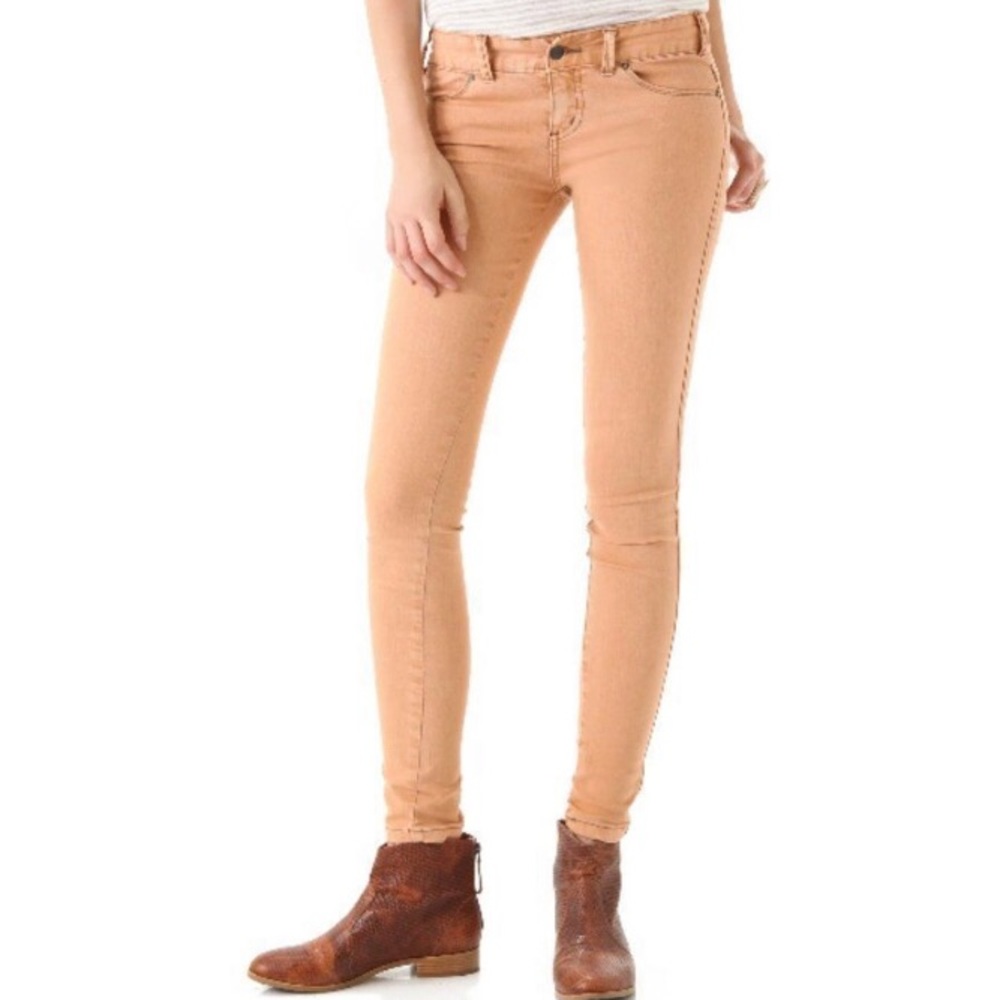 NEW Free People Rust Skinny Jeans